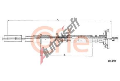 COFLE Spojkov lanko CFL 10.340, 10.340
