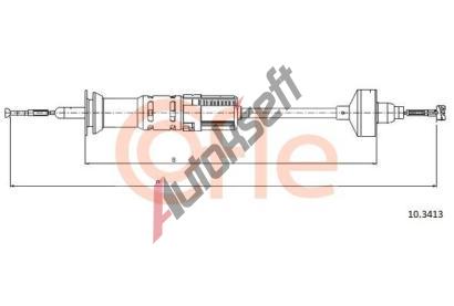 COFLE Spojkov lanko CFL 10.3413, 10.3413