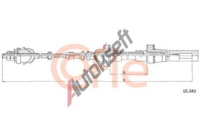 COFLE Spojkov lanko CFL 10.343, 10.343