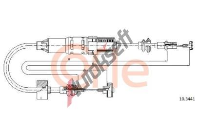 COFLE Spojkov lanko CFL 10.3441, 10.3441