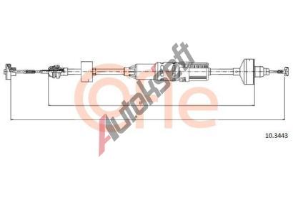 COFLE Spojkov lanko CFL 10.3443, 10.3443