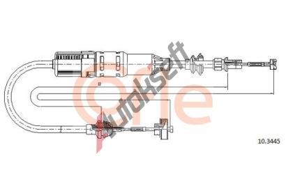 COFLE Spojkov lanko CFL 10.3445, 10.3445