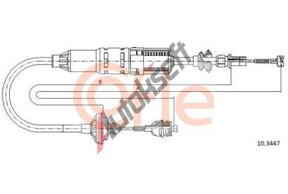 COFLE Spojkov lanko CFL 10.3447, 10.3447