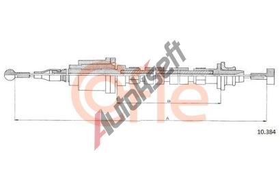 COFLE Spojkov lanko CFL 10.384, 10.384