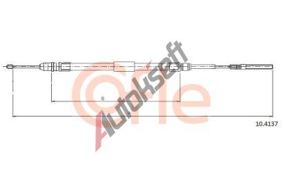 COFLE Tan lanko parkovac brzdy CFL 10.4137, 10.4137