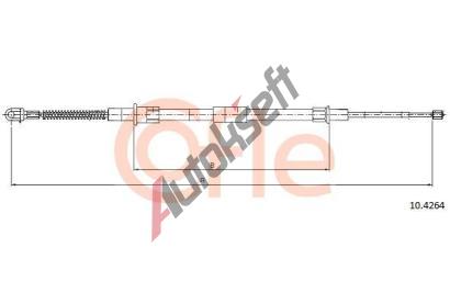 COFLE Tan lanko parkovac brzdy CFL 10.4264, 10.4264