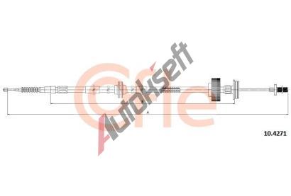 COFLE Tan lanko parkovac brzdy CFL 10.4271, 10.4271