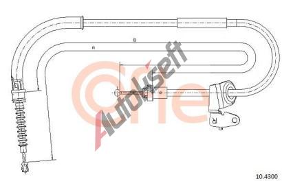 COFLE Tan lanko parkovac brzdy CFL 10.4300, 10.4300