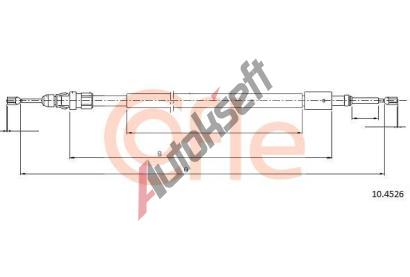 COFLE Tan lanko parkovac brzdy CFL 10.4526, 10.4526