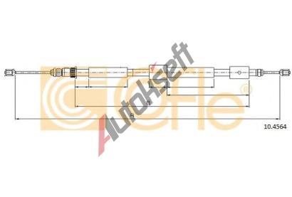 COFLE Ta�n� lanko parkovac� brzdy CFL 10.4564, 10.4564