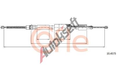 COFLE Tan lanko parkovac brzdy CFL 10.4573, 10.4573