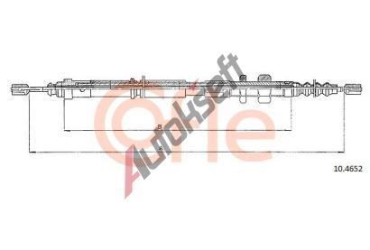 COFLE Tan lanko parkovac brzdy CFL 10.4652, 10.4652