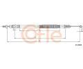 COFLE Tan lanko parkovac brzdy ‐ CFL 10.4664