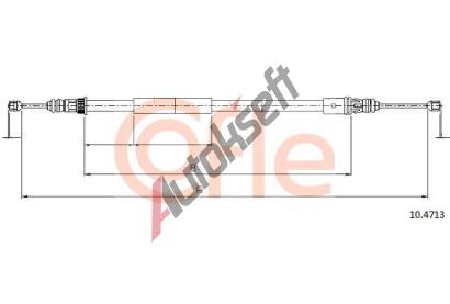 COFLE Ta�n� lanko parkovac� brzdy CFL 10.4713, 10.4713