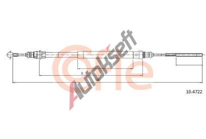 COFLE Tan lanko parkovac brzdy CFL 10.4722, 10.4722