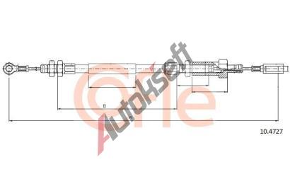 COFLE Tan lanko parkovac brzdy CFL 10.4727, 10.4727