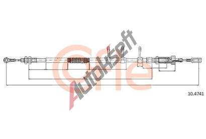 COFLE Tan lanko parkovac brzdy CFL 10.4741, 10.4741