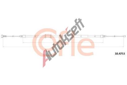 COFLE Tan lanko parkovac brzdy CFL 10.4753, 10.4753