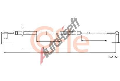 COFLE Tan lanko parkovac brzdy CFL 10.5162, 10.5162