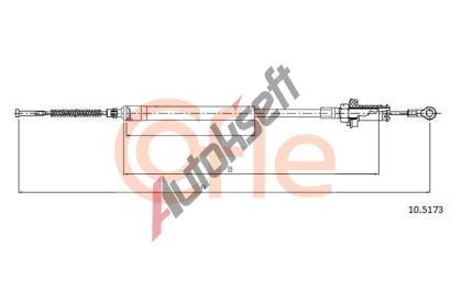 COFLE Ta�n� lanko parkovac� brzdy CFL 10.5173, 10.5173