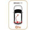 COFLE Tan lanko parkovac brzdy CFL 10.5222, 10.5222