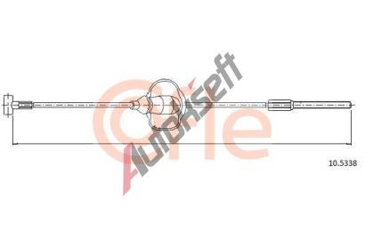 COFLE Tan lanko parkovac brzdy CFL 10.5338, 10.5338