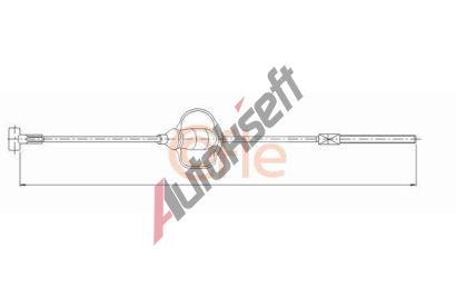 COFLE Tan lanko parkovac brzdy CFL 10.5346, 10.5346