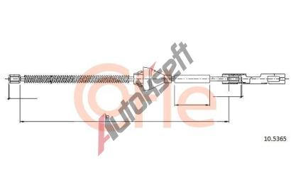 COFLE Tan lanko parkovac brzdy CFL 10.5365, 10.5365