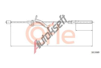 COFLE Tan lanko parkovac brzdy CFL 10.5369, 10.5369