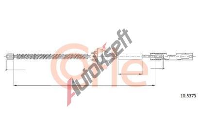 COFLE Tan lanko parkovac brzdy CFL 10.5373, 10.5373