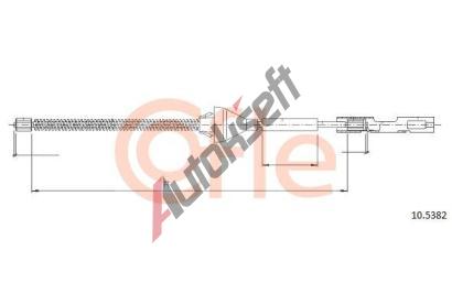 COFLE Tan lanko parkovac brzdy CFL 10.5382, 10.5382