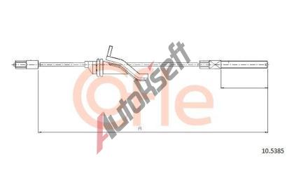 COFLE Tan lanko parkovac brzdy CFL 10.5385, 10.5385