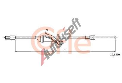 COFLE Tan lanko parkovac brzdy CFL 10.5390, 10.5390