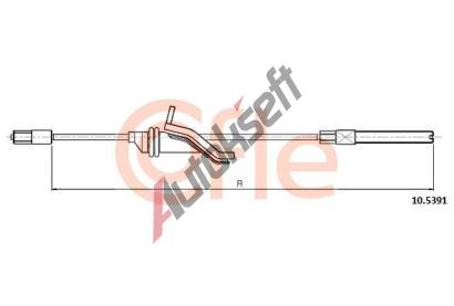 COFLE Tan lanko parkovac brzdy CFL 10.5391, 10.5391