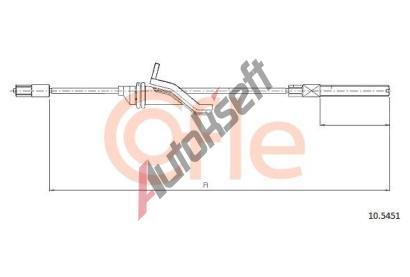 COFLE Tan lanko parkovac brzdy CFL 10.5451, 10.5451