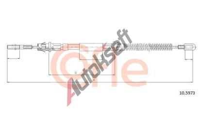 COFLE Ta�n� lanko parkovac� brzdy CFL 10.5973, 10.5973