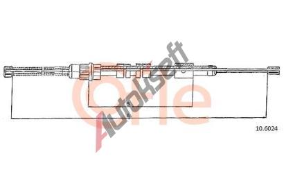 COFLE Tan lanko parkovac brzdy CFL 10.6024, 10.6024