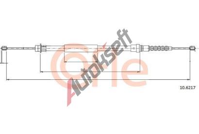 COFLE Tan lanko parkovac brzdy CFL 10.6217, 10.6217