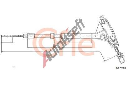 COFLE Tan lanko parkovac brzdy CFL 10.6218, 10.6218