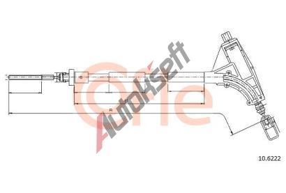COFLE Ta�n� lanko parkovac� brzdy CFL 10.6222, 10.6222