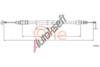 COFLE Ta�n� lanko parkovac� brzdy CFL 10.6230, 10.6230