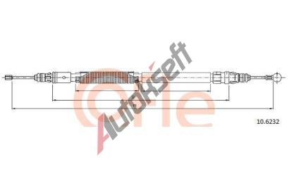COFLE Tan lanko parkovac brzdy CFL 10.6232, 10.6232