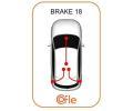 COFLE Tan lanko parkovac brzdy CFL 10.6233, 10.6233