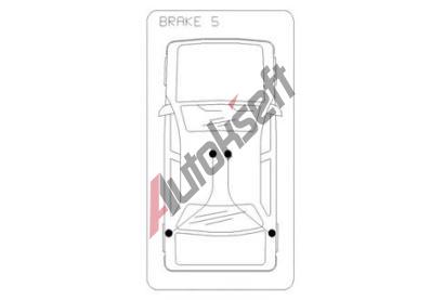 COFLE Tan lanko parkovac brzdy CFL 10.6546, 10.6546