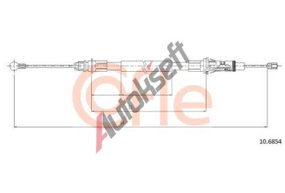 COFLE Tan lanko parkovac brzdy CFL 10.6854, 10.6854