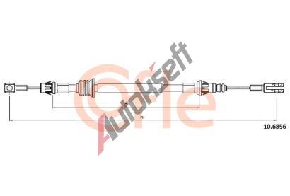 COFLE Tan lanko parkovac brzdy CFL 10.6856, 10.6856
