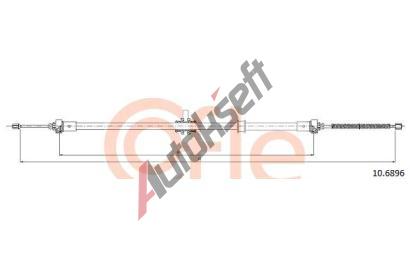 COFLE Tan lanko parkovac brzdy CFL 10.6896, 10.6896