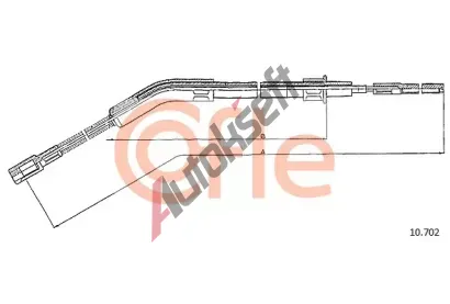 COFLE Ta�n� lanko parkovac� brzdy CFL 10.702, 10.702