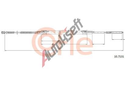 COFLE Tan lanko parkovac brzdy CFL 10.7131, 10.7131