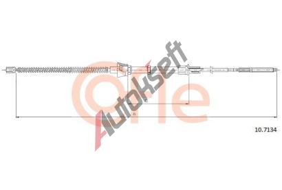 COFLE Tan lanko parkovac brzdy CFL 10.7134, 10.7134